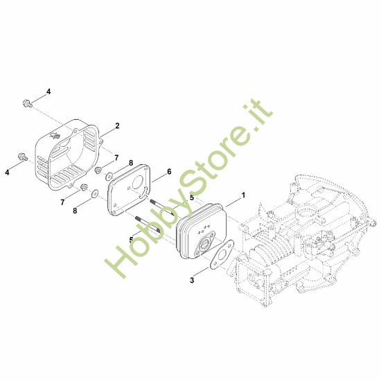 Picture of F - Silenziatore EVC 200.3 C (EVC200-0005)